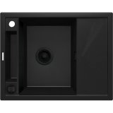 DEANTE BLACK NERO MATT MAGNETISK 1-KUMME GRANITVASK MED AFLB #1