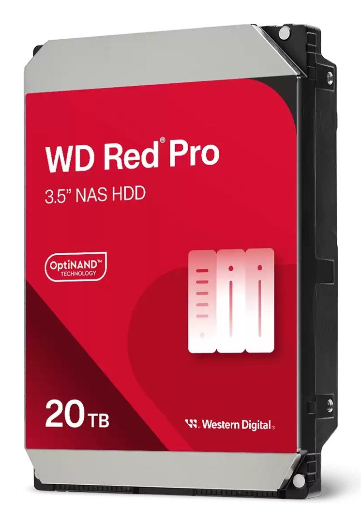 Western Digital Red Pro WD202KFGX harddisk 20 TB 7200 rpm 512 MB 3.5
