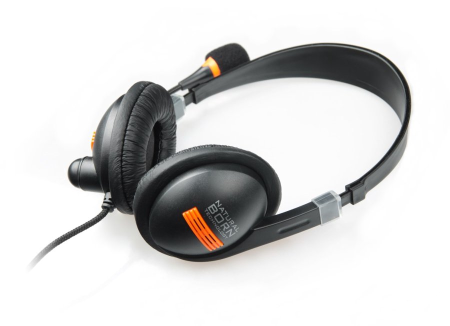 NATEC Drone Headset Ledningsfrt Opkald/musik Sort, Orange #2