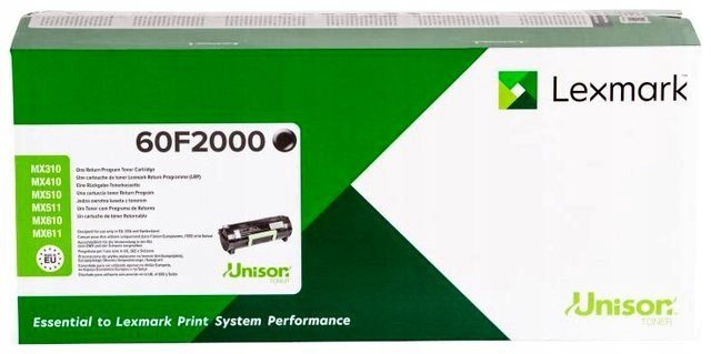 Black Laser Toner (60F2000) #1