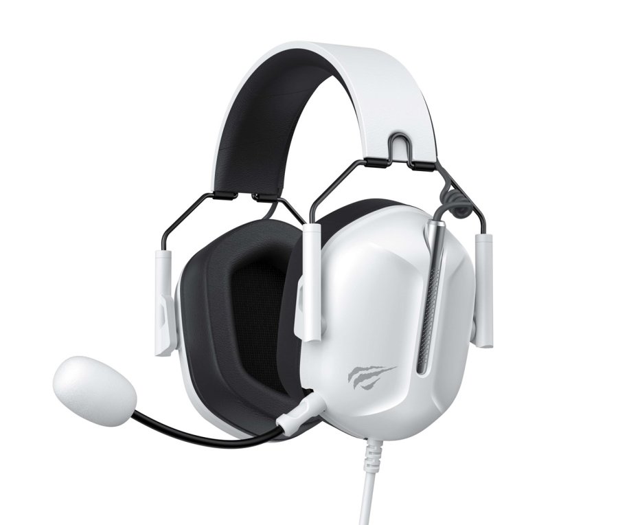 Havit H2033D - gaming-hovedtelefoner, hvid/sort #1