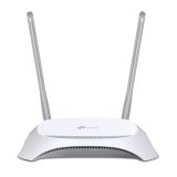 TP-Link TL-MR3420 tr�dl�s router Hurtigt ethernet Enkelt band (2,4 GHz) Sort, Hvid #1