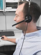 Koss CS200i Headset Ledningsfrt Kontor/Callcenter Sort #6