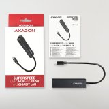Axagon HMC-GL3A USB-C-Hub 3x USB-A Gbit-LAN schwarz USB 3.2 Gen 1 (3.1 Gen 1) Type-C 5000 Mbit/s Sort #3