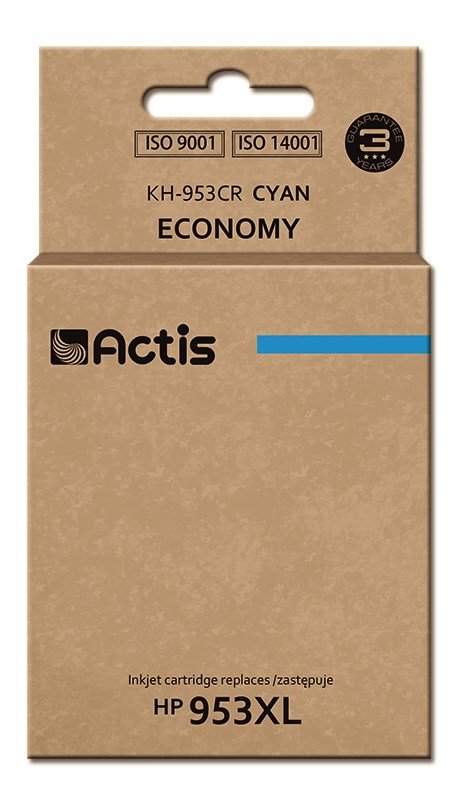 Actis KH-953CR blk (erstatning HP 953XL F6U16AE; premium; 25 ml; bl) #1