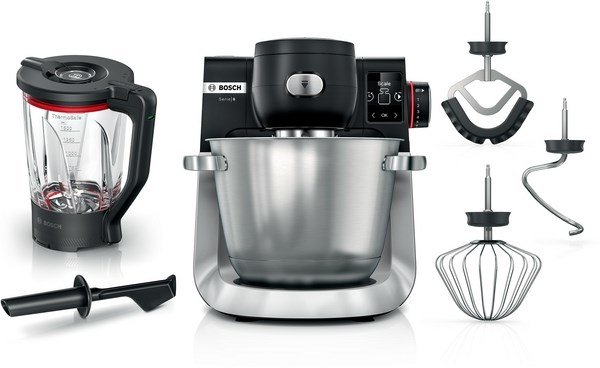 Bosch Serie 6 MUMS6ZS17 foodprocessor 1600 W 5,5 L Sort, Rustfrit stl #8