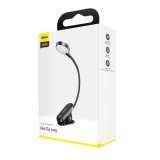 Baseus Mini Clip Lamp DGRAD-0G Tr�dl�s LED-lampe med klemme Gr� #6