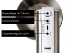 Unold 78720 rremaskine og mikser Hndmixer 500 W Hvid #4