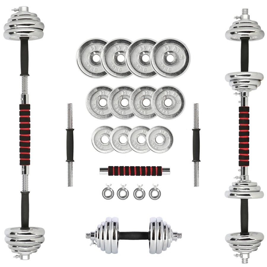 Farvede vgtstnger med vgtstangsfunktion i etui HMS SKC20 2 x 10 kg #3