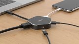 D-Link DUB-M420 Ledningsfrt Thunderbolt 3 Aluminium, Sort #4