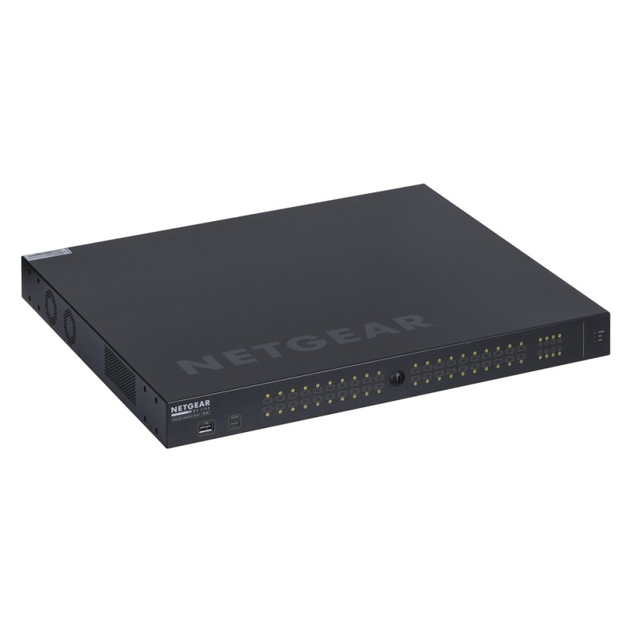 NETGEAR GSM4248PX-100EUS netv�rksswitch Administreret L2/L3/L4 Gigabit Ethernet (10/100/1000) Str�m over Ethernet (PoE) Sort #1