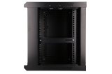 Extralink 9U 600X450 WALL-MOUNTED RACKMOUNT CABINET BLACK Vgmonteret stativ Sort #6