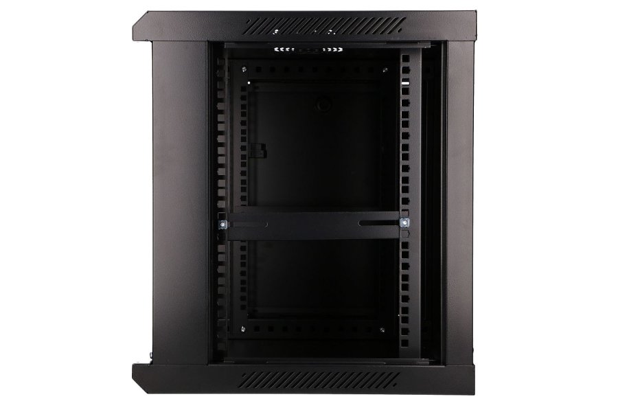 Extralink 9U 600X450 WALL-MOUNTED RACKMOUNT CABINET BLACK Vgmonteret stativ Sort #6