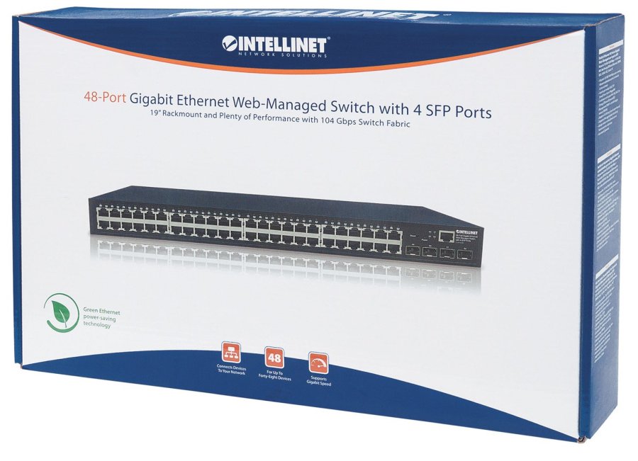 Intellinet 561334 netvrksswitch Administreret L2 Gigabit Ethernet (10/100/1000) Sort #6