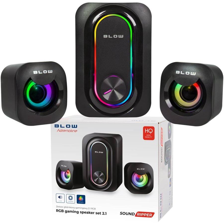 2.1 computerspilh�jttalere med subwoofer #2