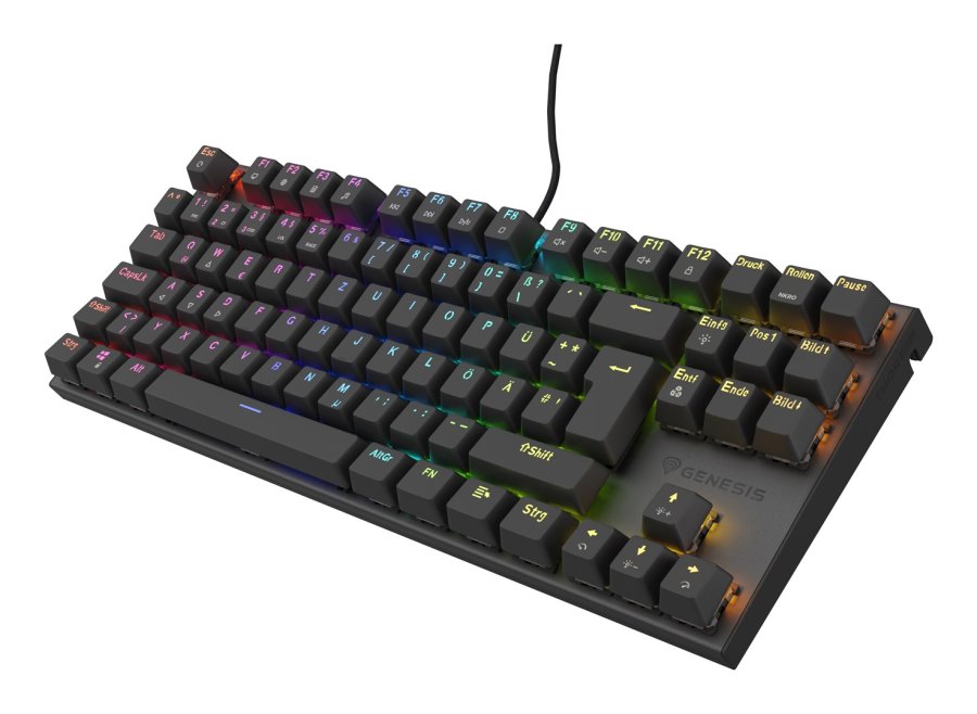 GENESIS Thor 303 TKL tastatur Spil USB QWERTZ Tysk Sort #4