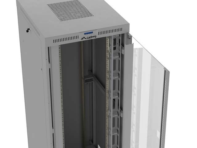 Lanberg FF01-8047-12SL stativ 47U Fritst�ende reol Gr� #9