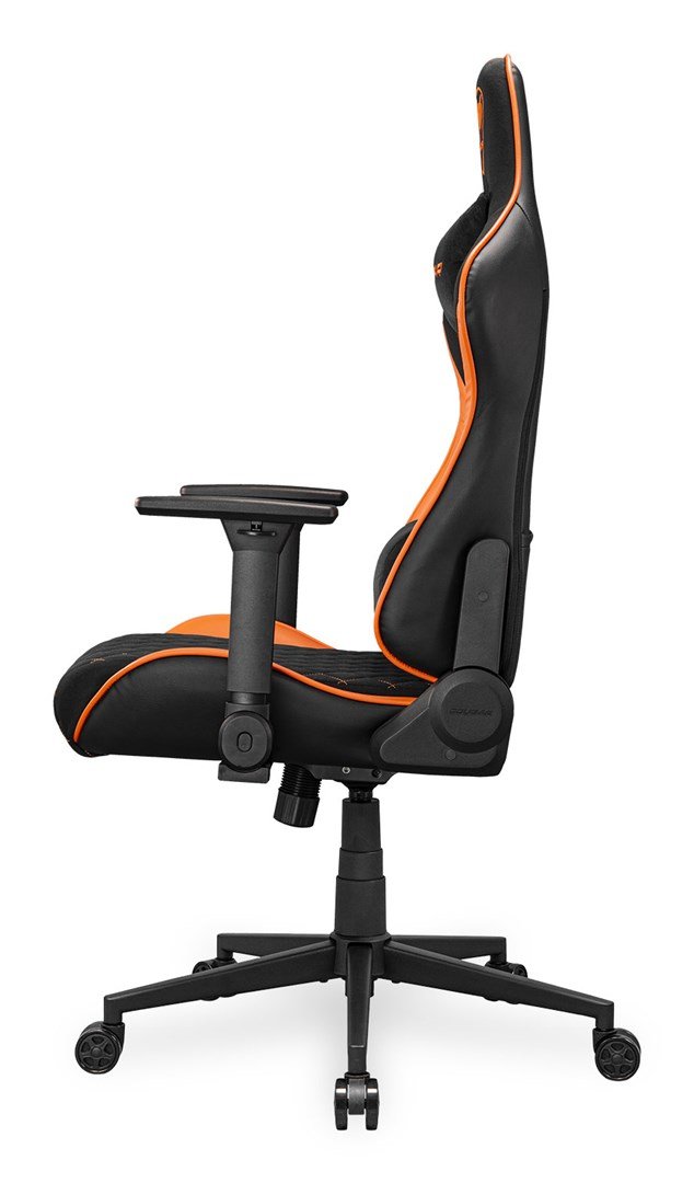 COUGAR CGR-A2F Universal gamingstol Polstret vatteret s�de Sort, Orange #7