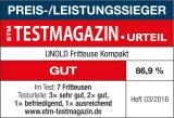 Unold 58615 frituregryde Enkelt Enkeltstende 1200 W Sort, Rustfrit stl #8