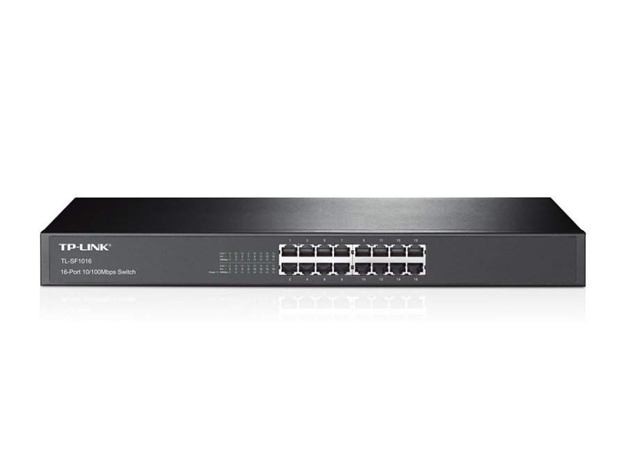 TP-Link TL-SF1016 netv�rksswitch Ikke administreret Fast Ethernet (10/100) 1U Sort #1