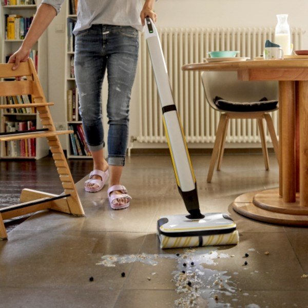Krcher FC 7 CORDLESS Electric broom Batteri Vd Posels Sort, Hvid, Gul 2,85 At #2