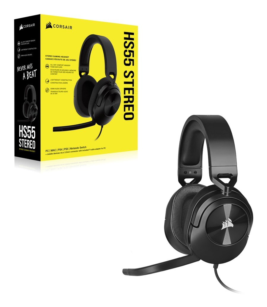 Corsair HS55 STEREO Headset Ledningsfrt Hndholdt Spil Kulfiber #5