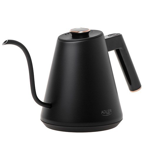 Adler AD 1349 El-kedel med lang tud 1,0L Sort #9
