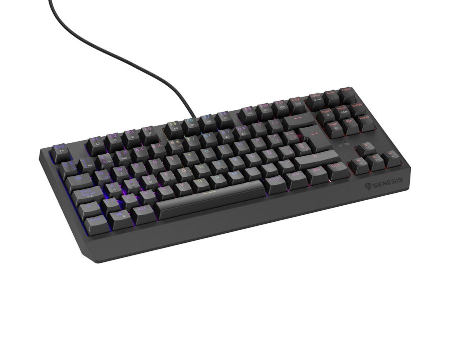 GENESIS Thor 230 TKL tastatur Spil USB QWERTY Spansk Sort #5