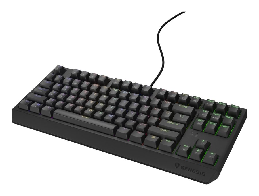 GENESIS Thor 230 TKL tastatur Spil USB QWERTY US engelsk Sort #8