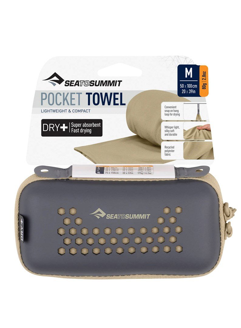 SEA TO SUMMIT Hurtigt�rrende h�ndkl�de Pocket Medium Desert #4
