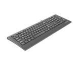 Natec multimedietastatur BARRACUDA slim USB, US-layout, sort #3