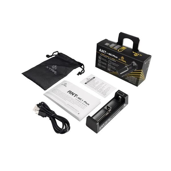 Hurtig oplader til Li-ion 18650 cylindriske batterier Xtar ANT MC1 Plus #1