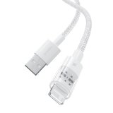 Baseus Gem USB til IP 2.4A hurtigopladningskabel 1 m Hvid #2