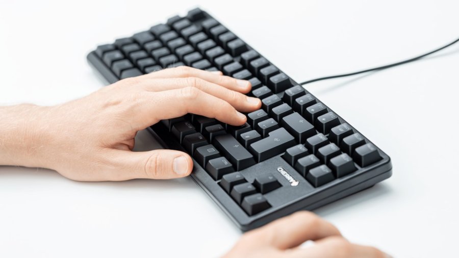 CHERRY G80-3000N RGB TKL tastatur Universel USB QWERTZ Tysk Sort #3