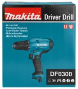 Makita DF0300 bor 1500 rpm Nglefri 1,2 kg Sort, Bl #43