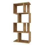 Bogreol FIESTA 4P 59,5x30x140 cm, artisan egetr #1