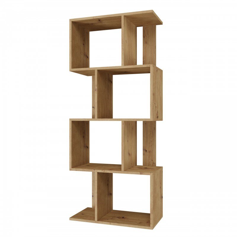 Bogreol FIESTA 4P 59,5x30x140 cm, artisan egetr #1