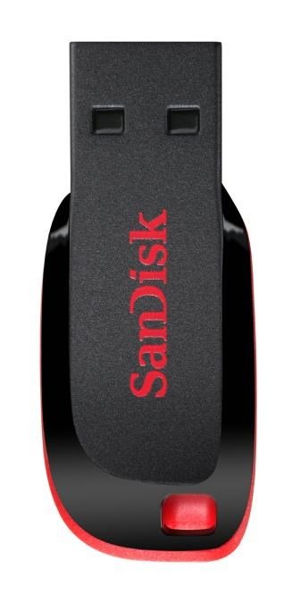 SanDisk Cruzer Blade USB-ngle 128 GB USB Type-A 2.0 Sort, Rd #2