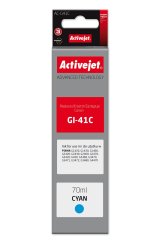 Activejet AC-G41C Bl�kpatron til Canon-printer, erstatning for Canon GI-41C 4543C001; Supreme; 70 ml; bl� #1