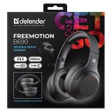 HEADPHONES  DEFENDER BLUETOOTH FREEMOTION B690  SORT #5