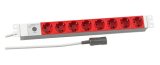 EFB Elektronik 691698K stikd�se 2 m 8 AC stikkontakt(er) R�d, Hvid #1