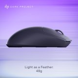 Dark Project DPP_NEXUS_BLACK mus Spil Ambidextrous RF Wireless + Bluetooth + USB Type-C Optisk 26000 dpi #17