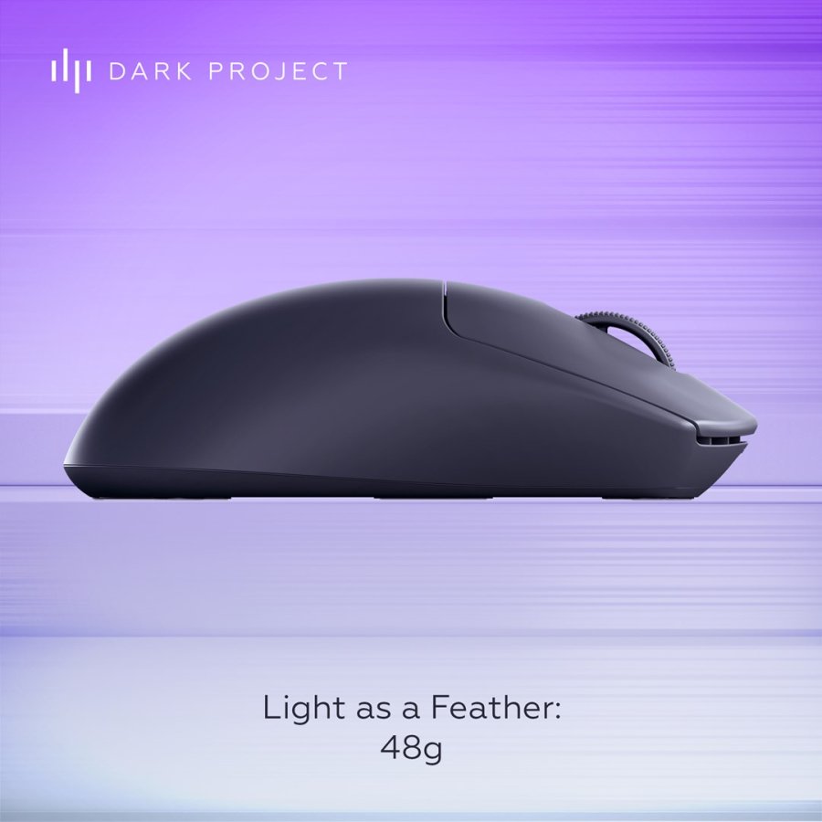 Dark Project DPP_NEXUS_BLACK mus Spil Ambidextrous RF Wireless + Bluetooth + USB Type-C Optisk 26000 dpi #17