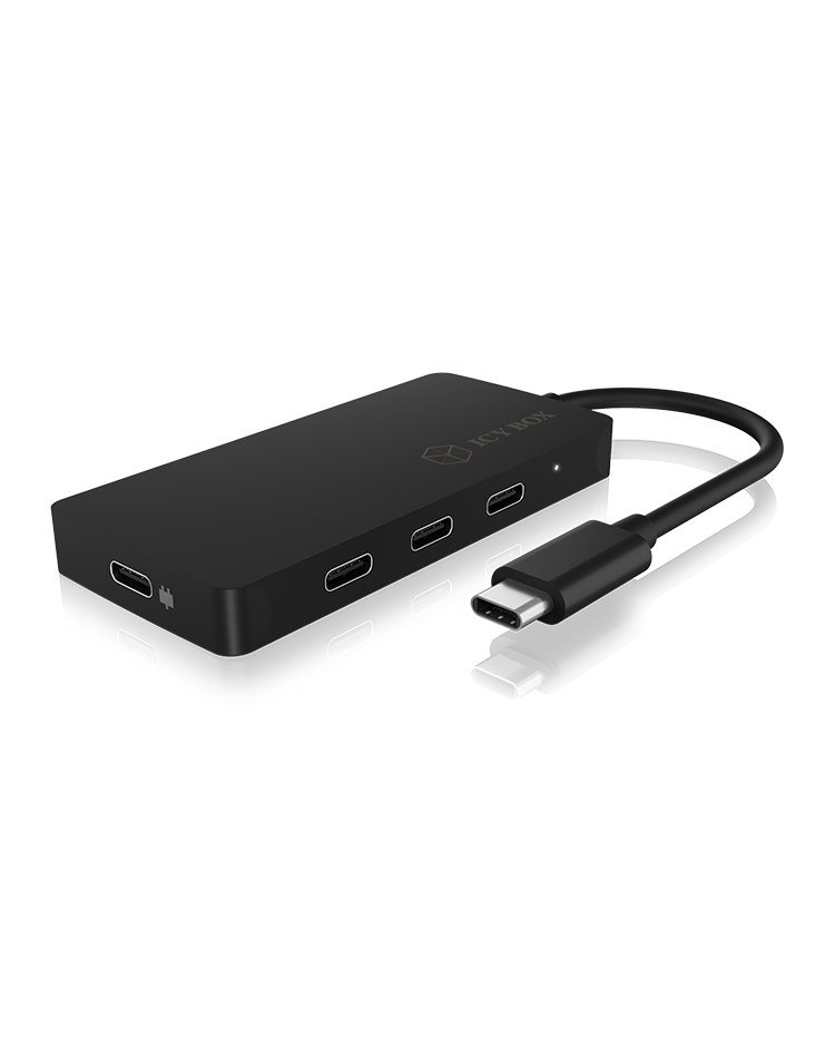 ICY BOX IB-HUB1429-CPD USB 3.2 Gen 2 (3.1 Gen 2) Type-C 10000 Mbit/s Sort #1