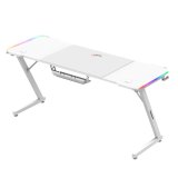 Huzaro Hero 4.8 White RGB - gaming-skrivebord #2