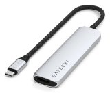 Satechi 4-in-1 USB-C Slim Adapter 4K - silver #1