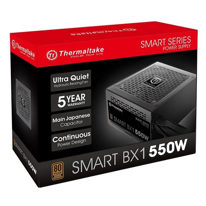 Thermaltake Smart BX1 enhed til str�mforsyning 550 W 24-pin ATX ATX Sort #6