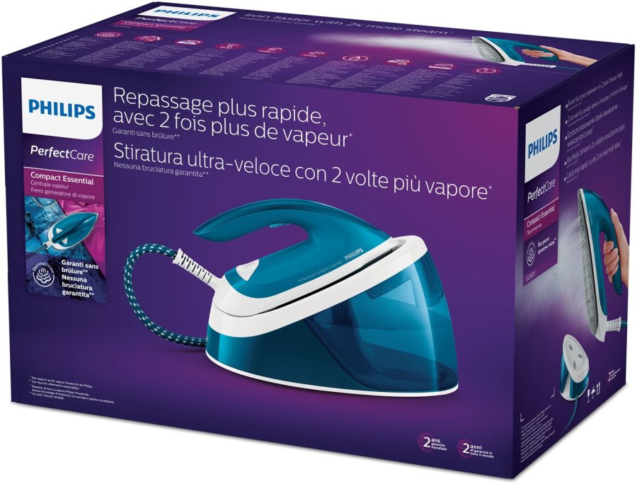 Philips PerfectCare Compact Essential GC6815/20 Strygejern med dampstation #2