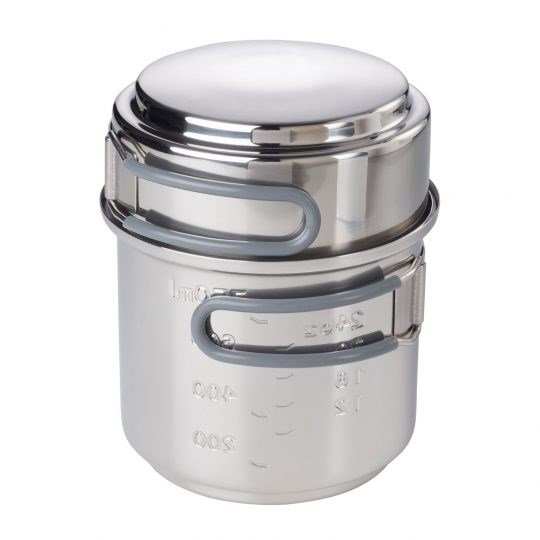 ESBIT Cookset with alcohol burner Pot 0,985 L Rustfrit stl #2