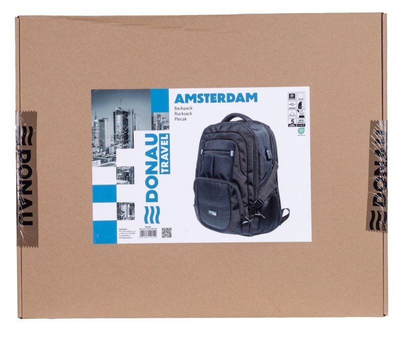 DONAU TRAVEL Amsterdam Laptop-rygs�k 17